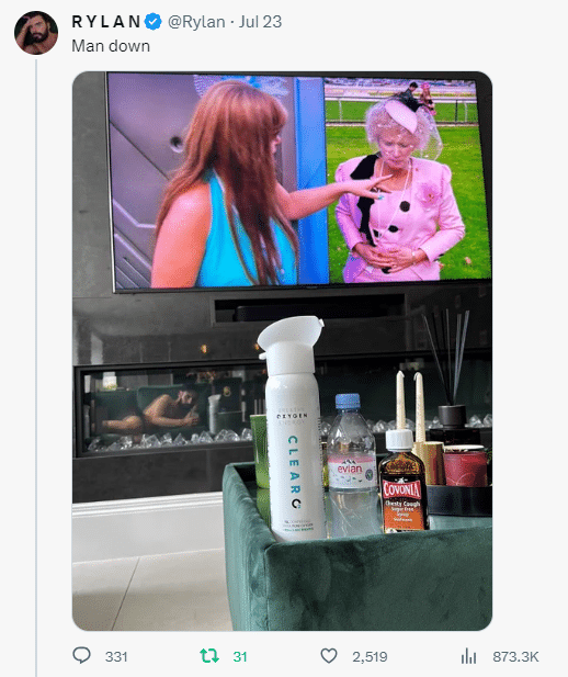 TV Presenter Rylan Clark Relies on ClearO2 To Help Health Scare