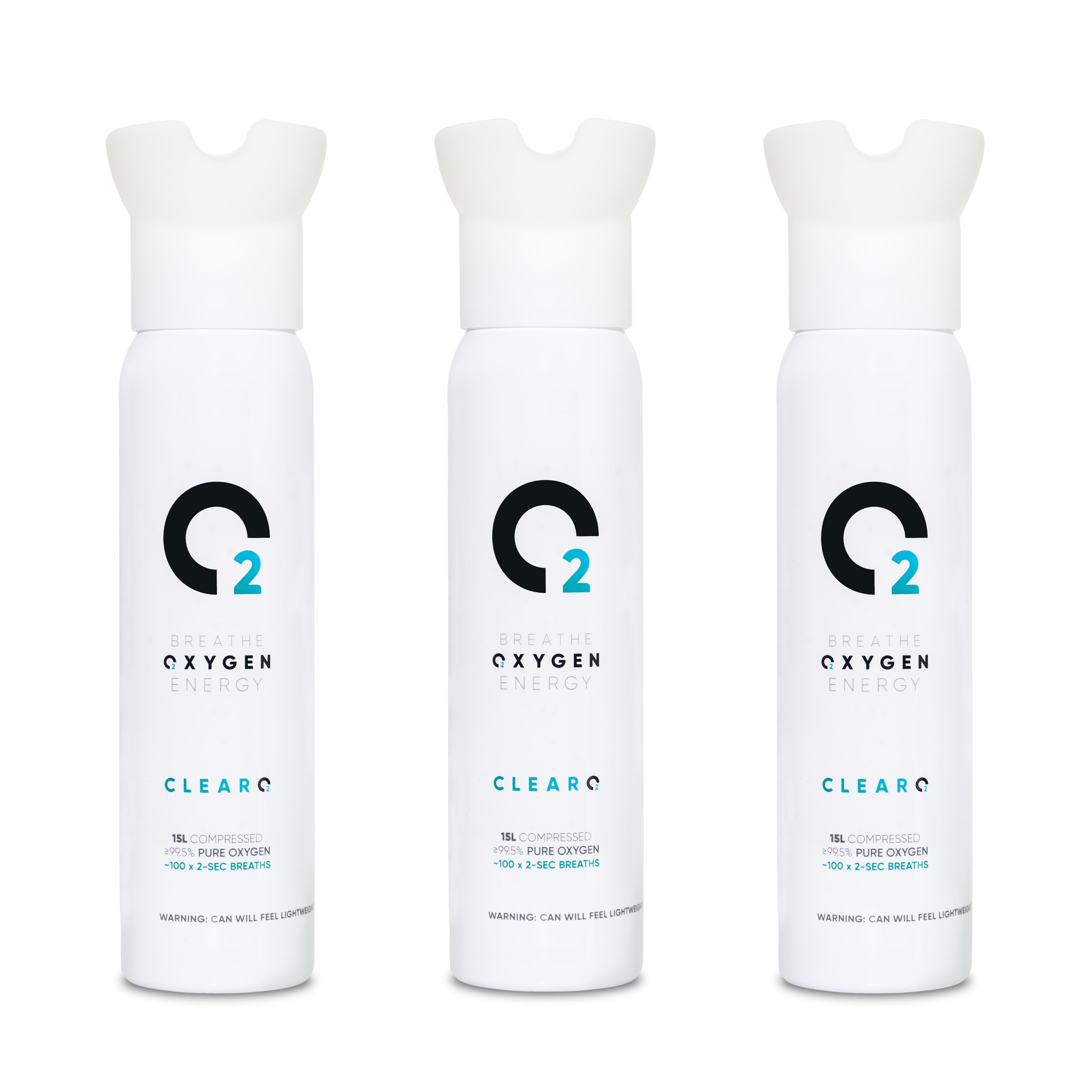 15L Oxygen Can with inhaler cap