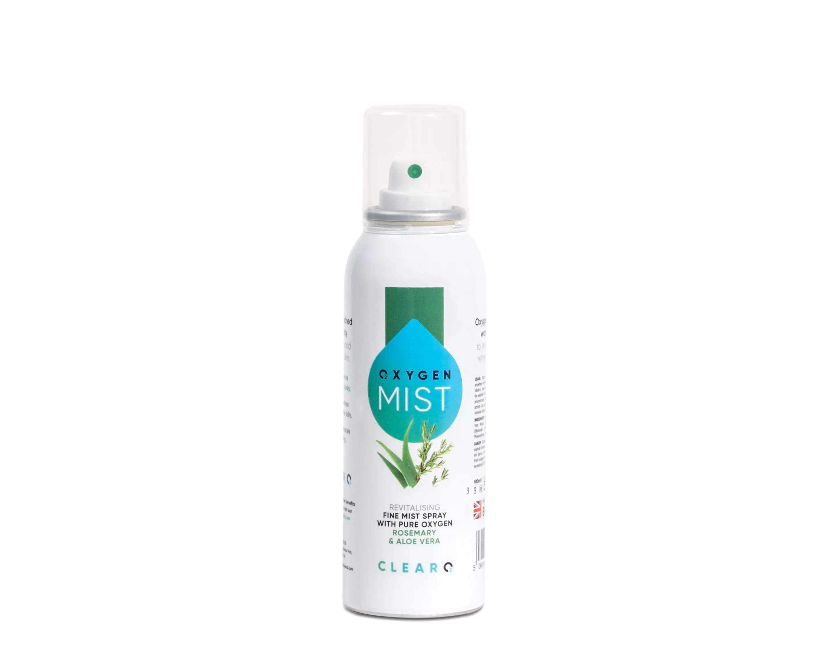 CLEAR O2 Mist Rosemary Front