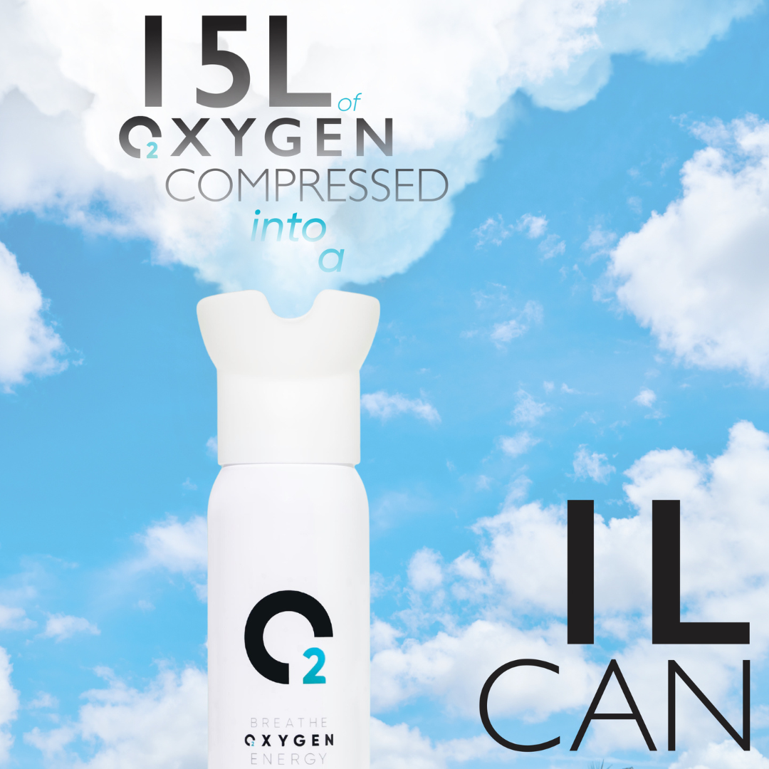 15L Oxygen Can with inhaler cap