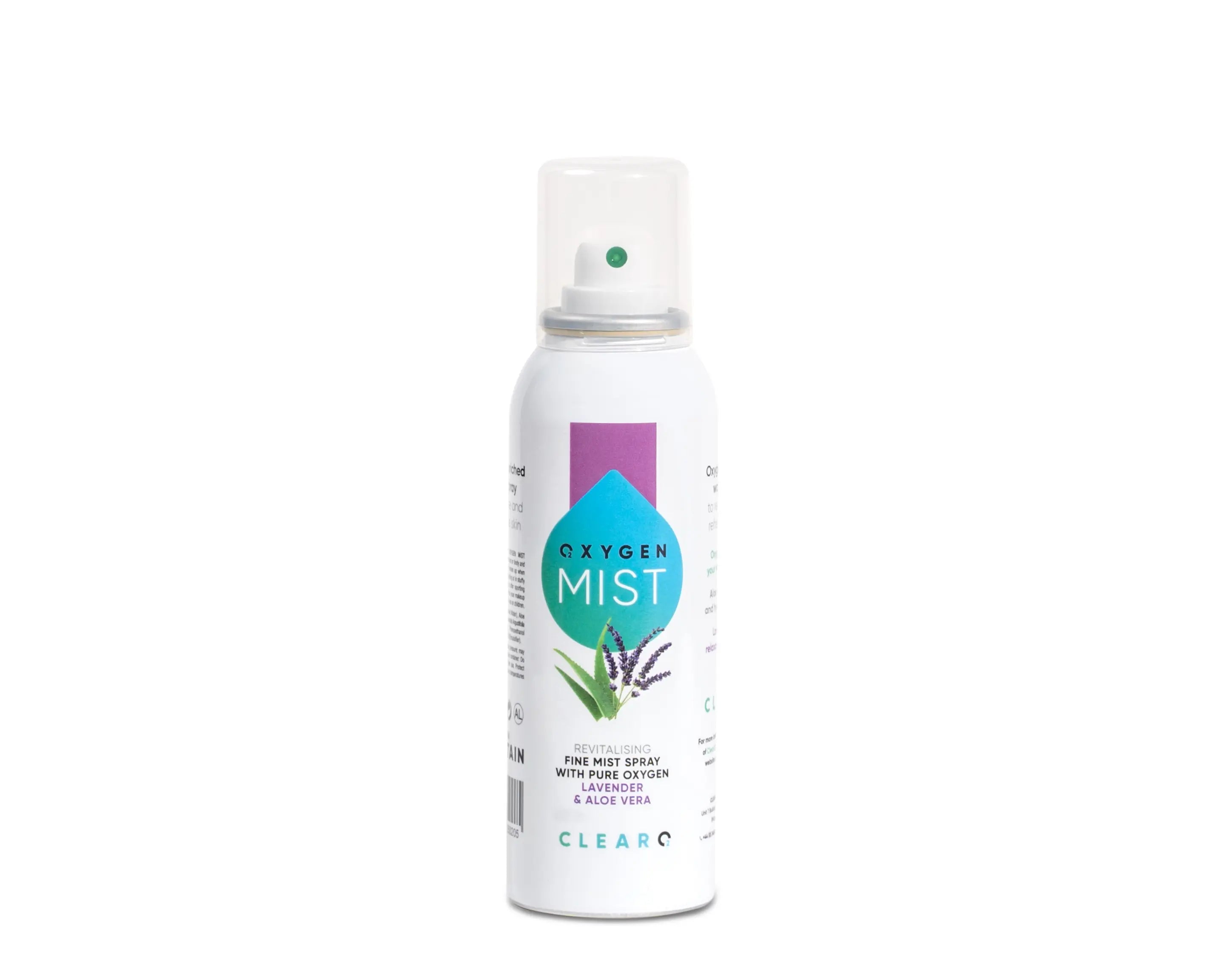 CLEAR O2 Mist Lavender Front