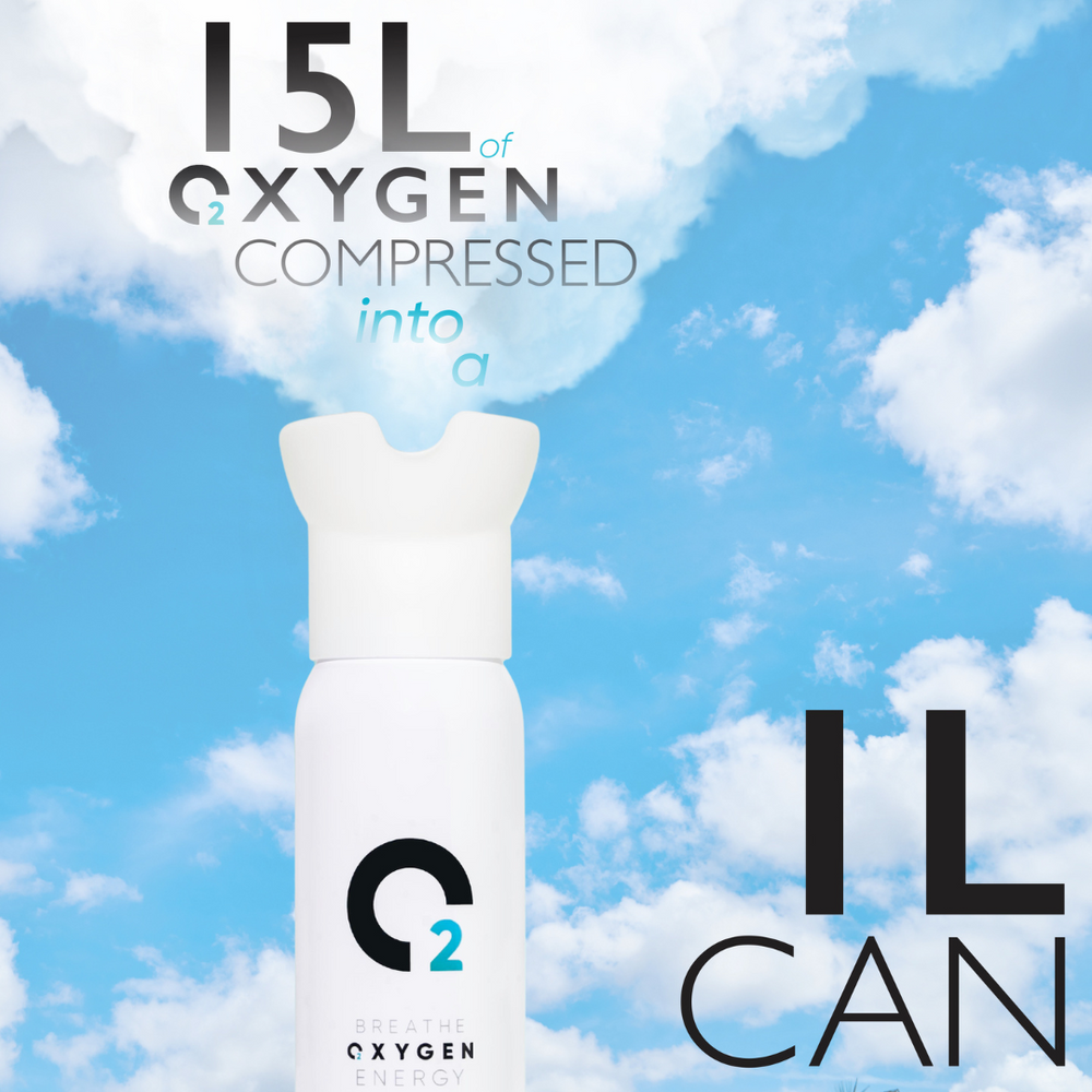 15L Oxygen Can with inhaler cap – ClearO2
