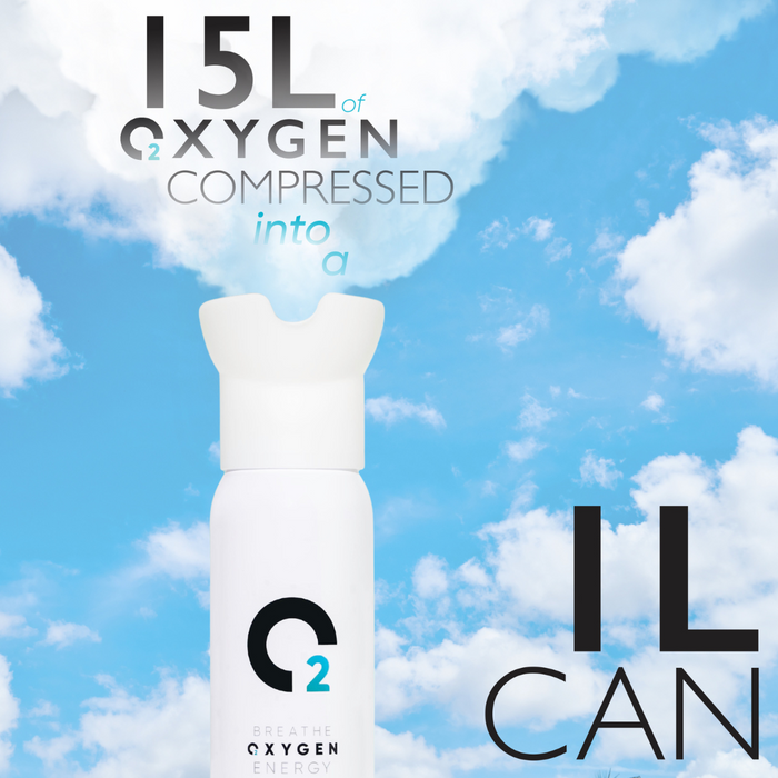 15L Oxygen Can with inhaler cap – ClearO2