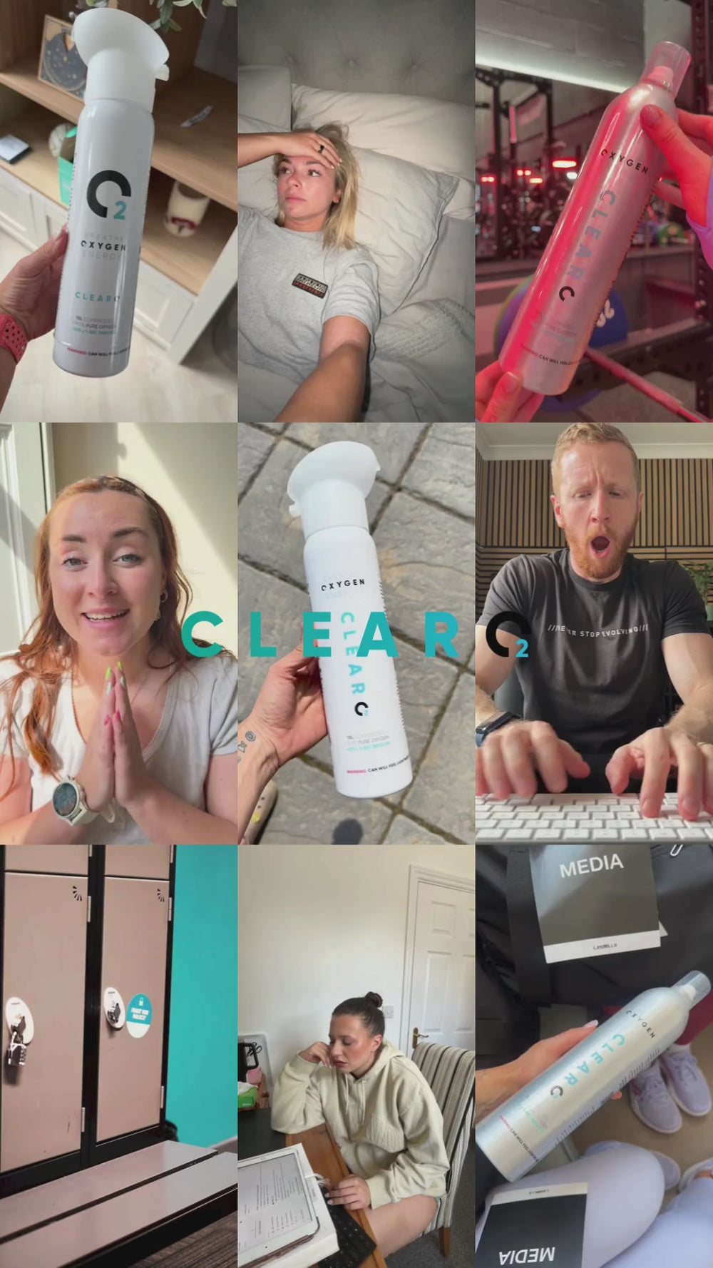 ClearO2 | Pure oxygen cylinders and cans for health and wellbeing